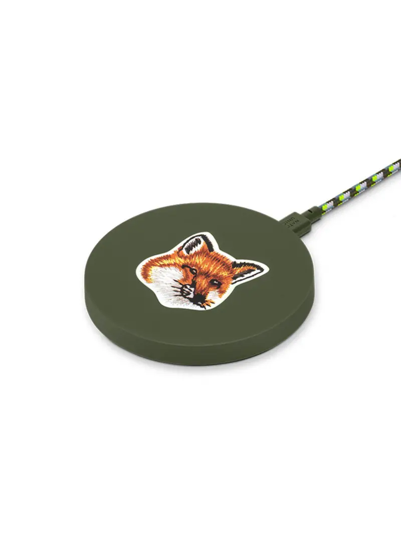 Native Union X Maison Kitsuné Drop Wireless Charger Green 1