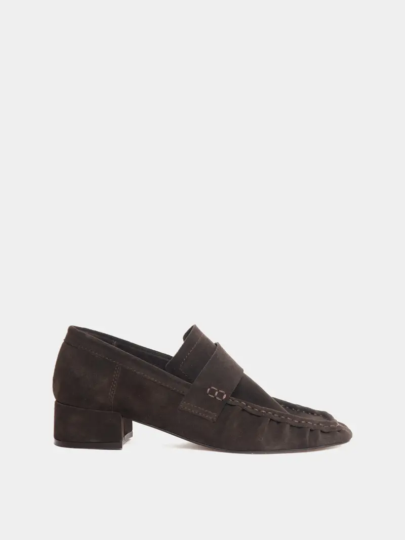 Navas Brown Suede Loafer 1