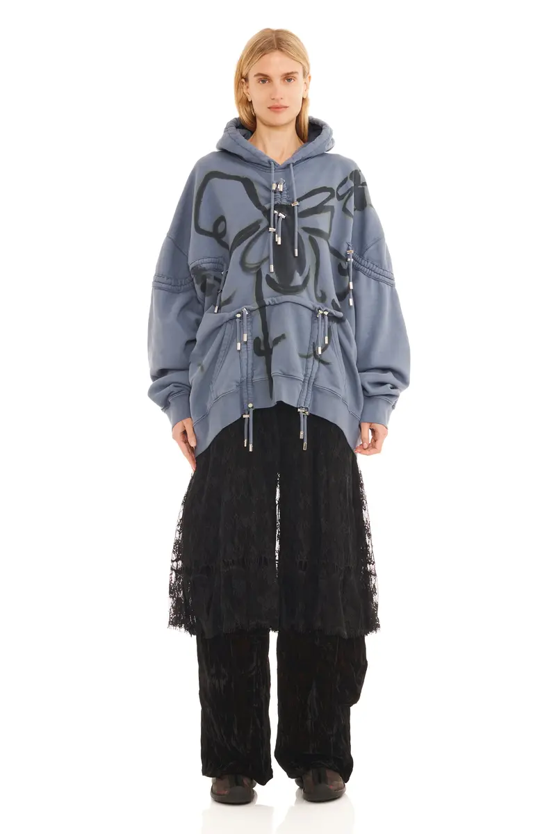 Navy Bug Burst Hoodie 1