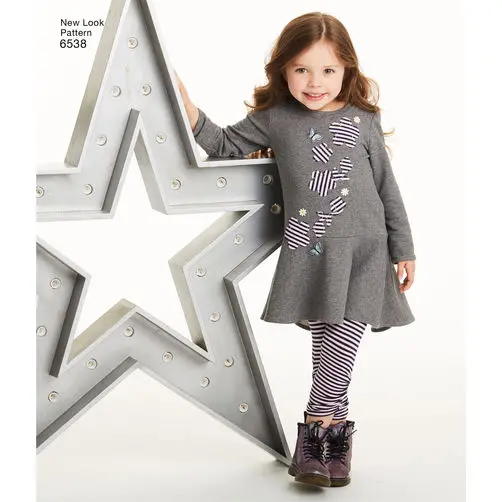 New Look Child Leggings And Dresses N6538 1