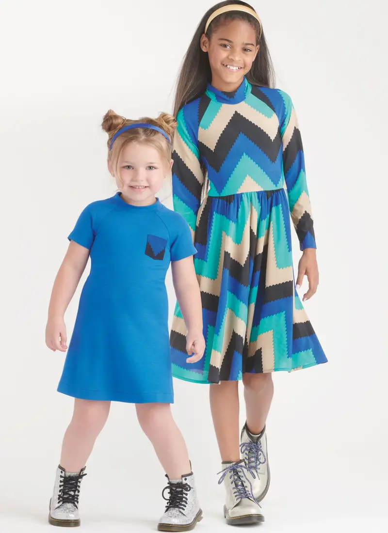 New Look Child/Teen Knit Dresses N6773 1