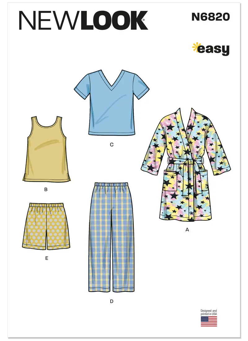 New Look Children's Loungewear N6820 1