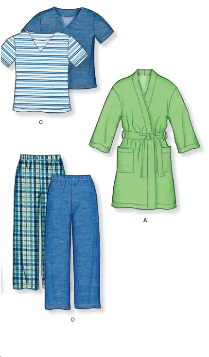 New Look Children's Nightwear N6847 1