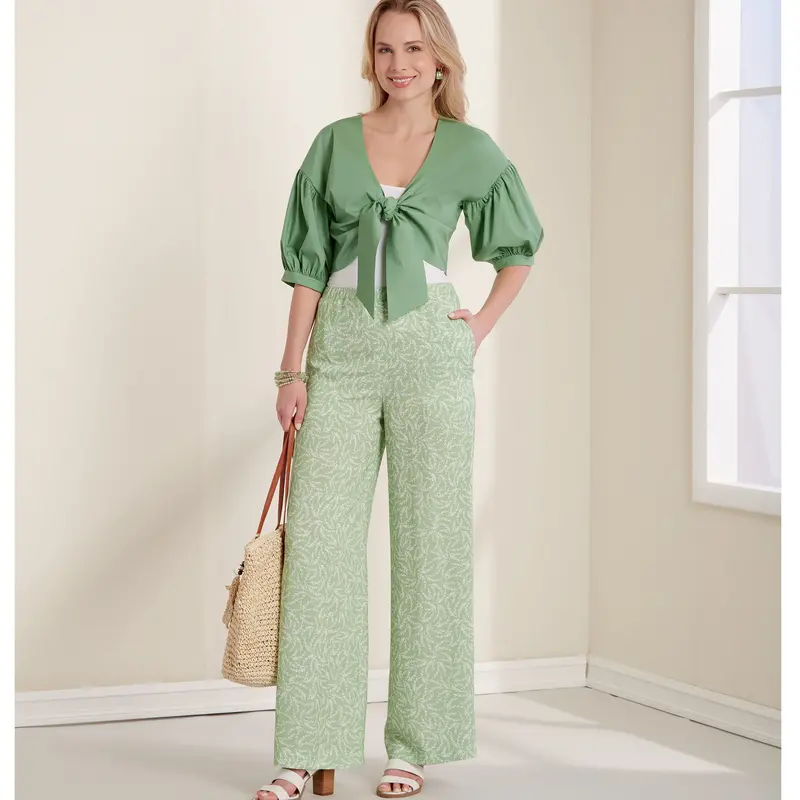 New Look Cropped Jacket And Trousers N6677 1