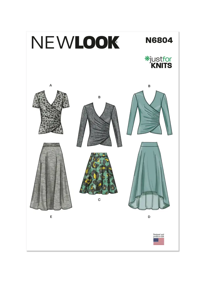 New Look Knit Tops And Skirts N6804 1
