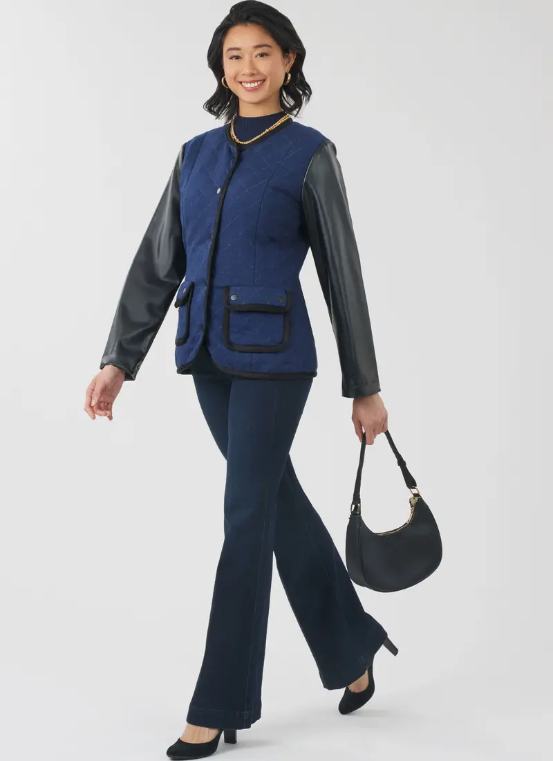 New Look Misses' Jacket And Vest N6812 1
