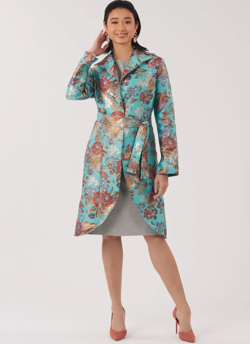 New Look Misses' Jacket, Belt And Dress With Petite Lines N6809 1