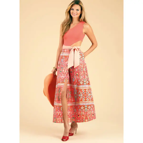 New Look Swimsuit And Wrap Skirt N6734 1