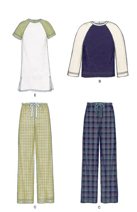 New Look Unisex Loungewear/Nightwear N6404 1