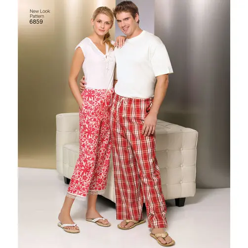 New Look Unisex Pyjama Pants & Shorts N6859 1