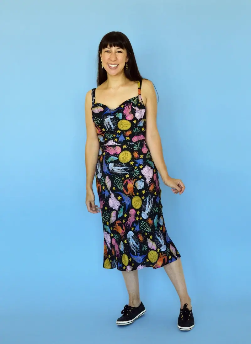Nina Lee Alameda Slip Dress And Skirt 1