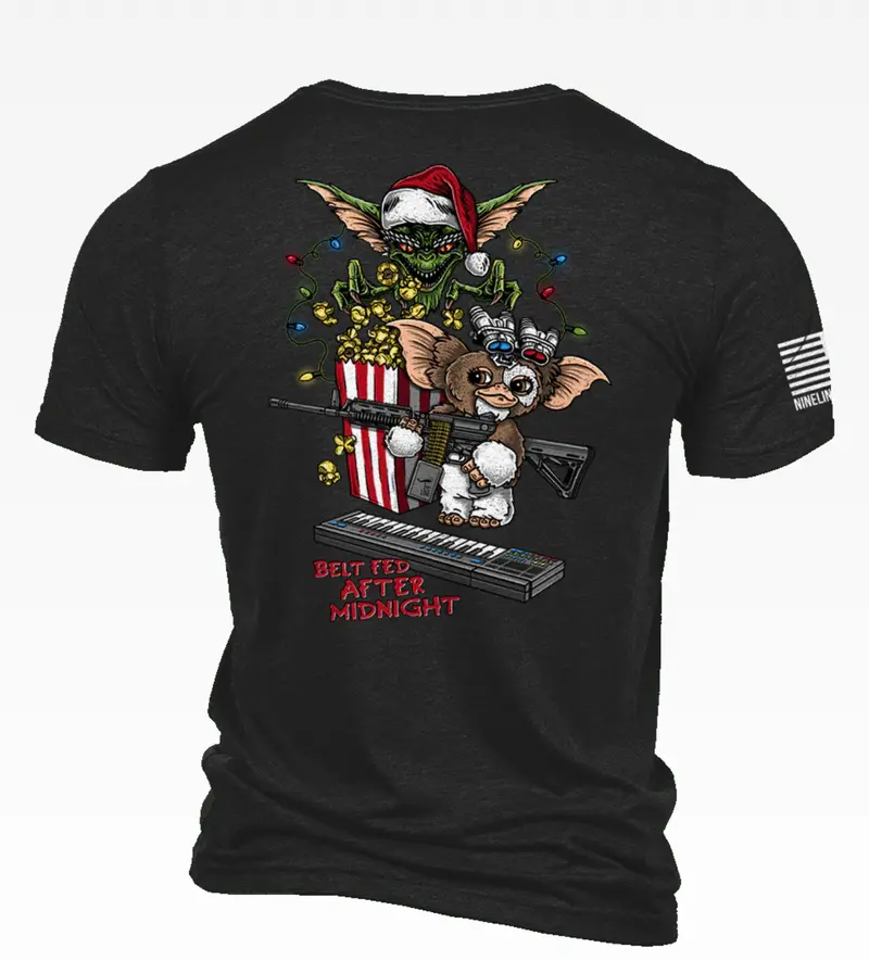Nine Line Belt Fed Christmas T-Shirt 1