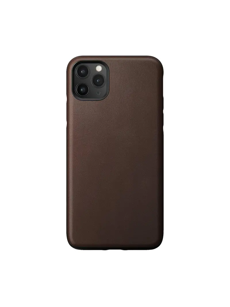 Nomad Rugged Case Rustic Brown Horween Leather Iphone 11 Pro Max / 11 Pro / 11 1