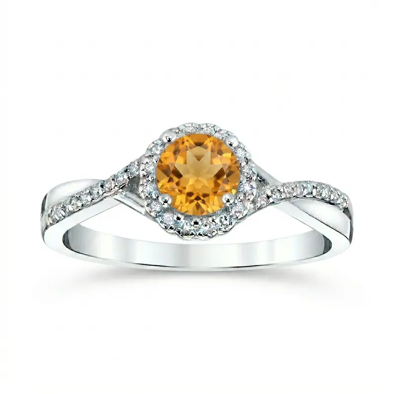 November Ember Citrine Ring 1