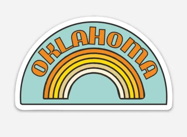 Oklahoma Rainbow Decals 1