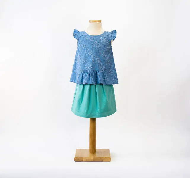 Oliver + S Butterfly Blouse & Skirt Pdf 1