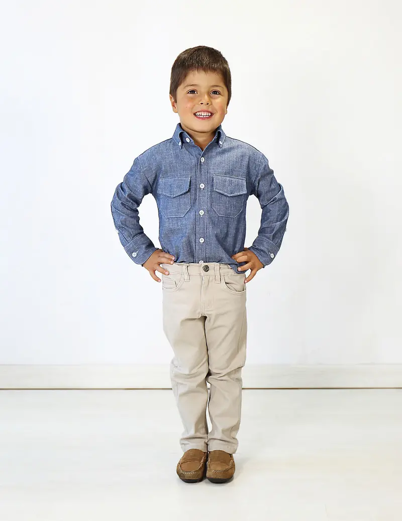 Oliver + S Buttoned-Up Button-Down Shirt 1
