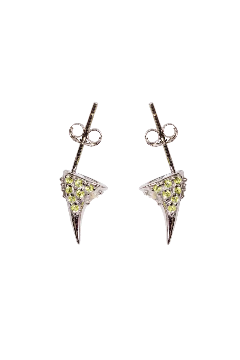 Olivine Rhinestone Horn Studs 1