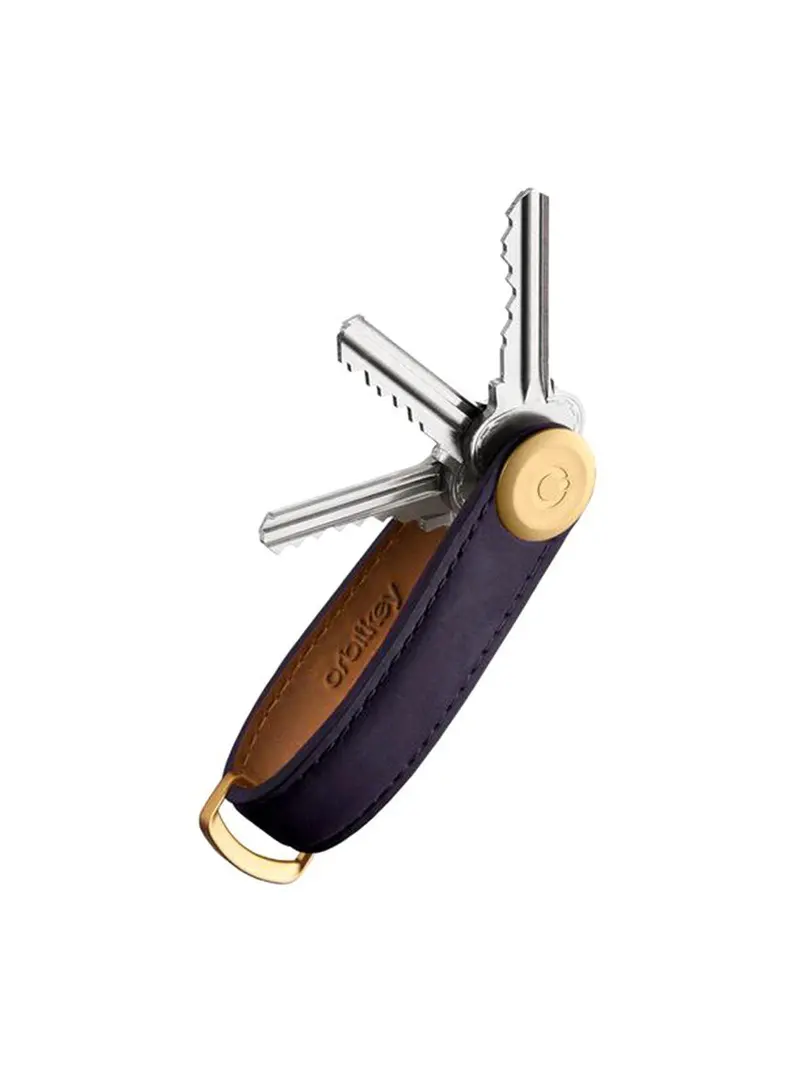 Orbitkey Crazy Horse Leather Aubergine Purple 1