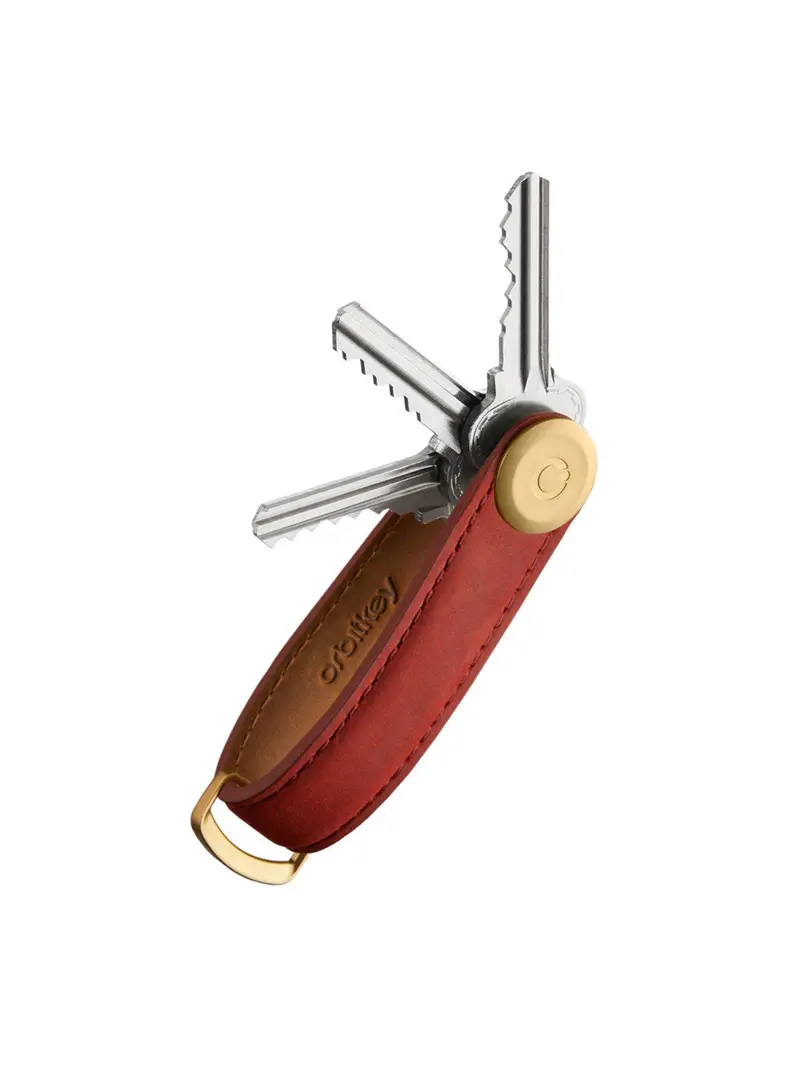 Orbitkey Crazy Horse Leather Maple Red / Red 1