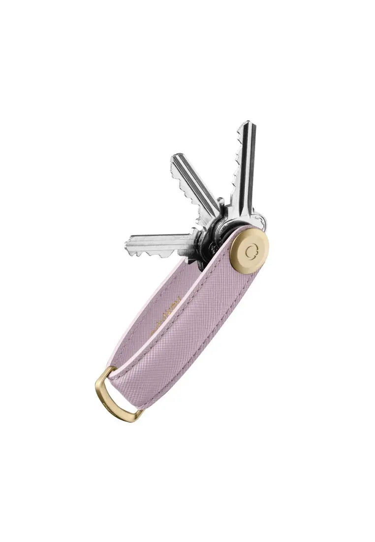 Orbitkey Saffiano Leather Key Organiser Lilac 1