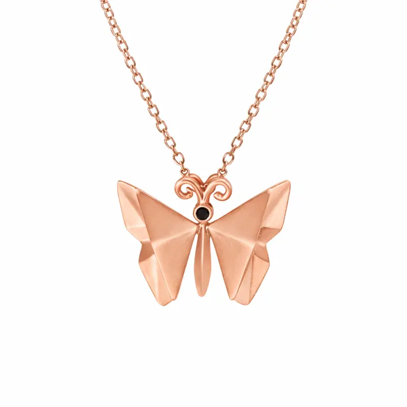 Origami Butterfly Pendant 1