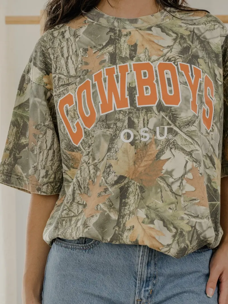 Osu Cowboys Filled Gault Camouflage Tee 1