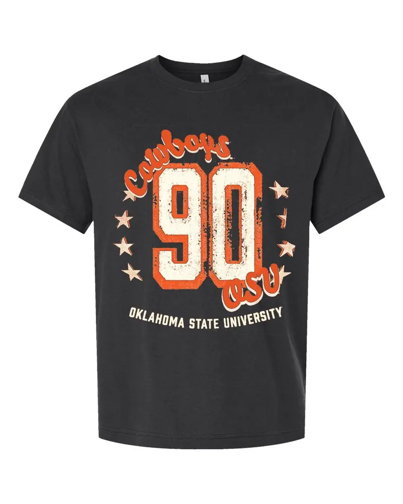 Osu Cowboys Jersey Patch Smoke Heavyweight Tee 1