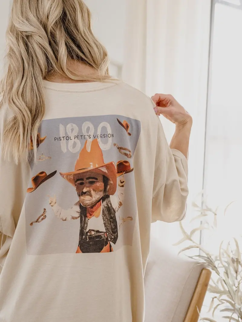 Osu Cowboys Version Off White One Size Tee 1