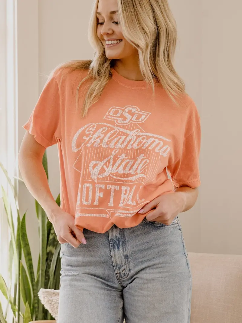 Osu Softball Orange Tee 1