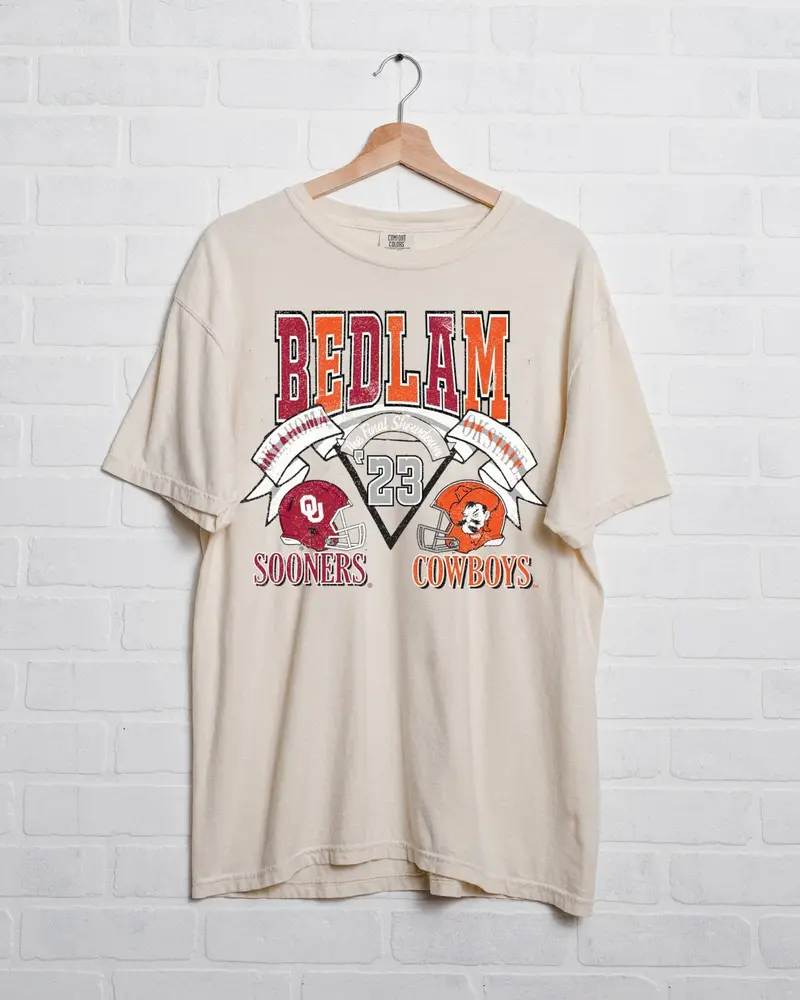 Ou V Osu Bedlam Final Showdown Ivory Tee 1