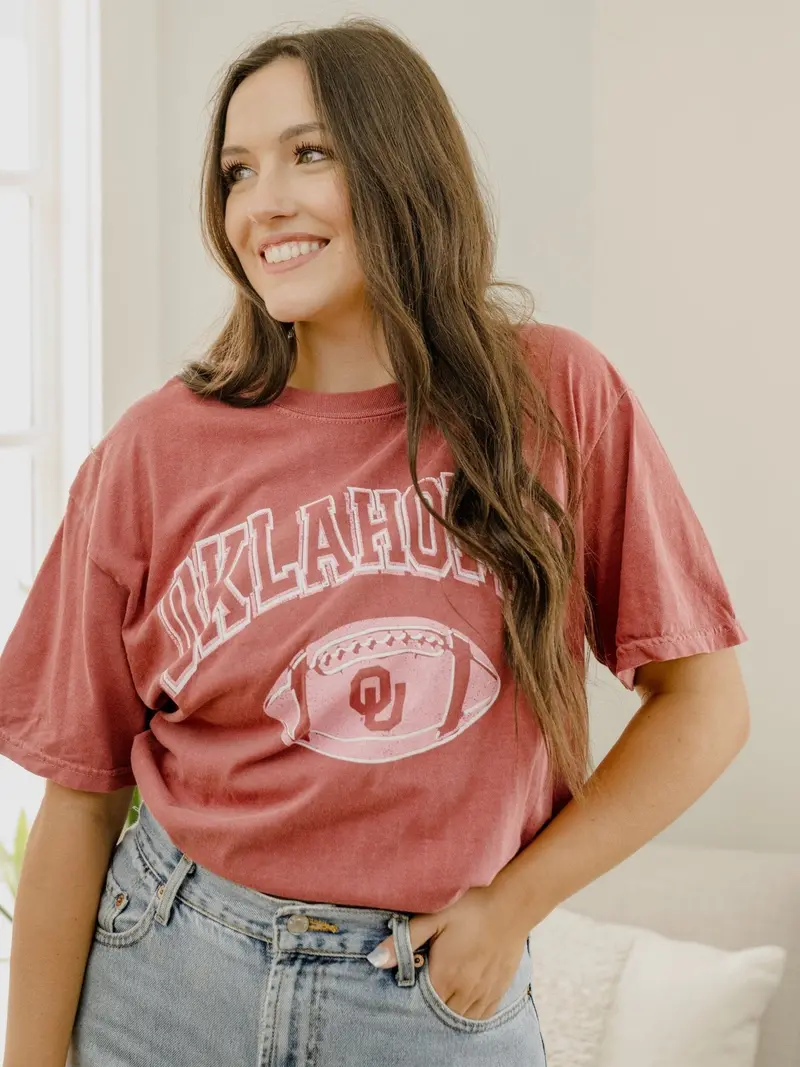 Ou Wonka Football Crimson Tee 1
