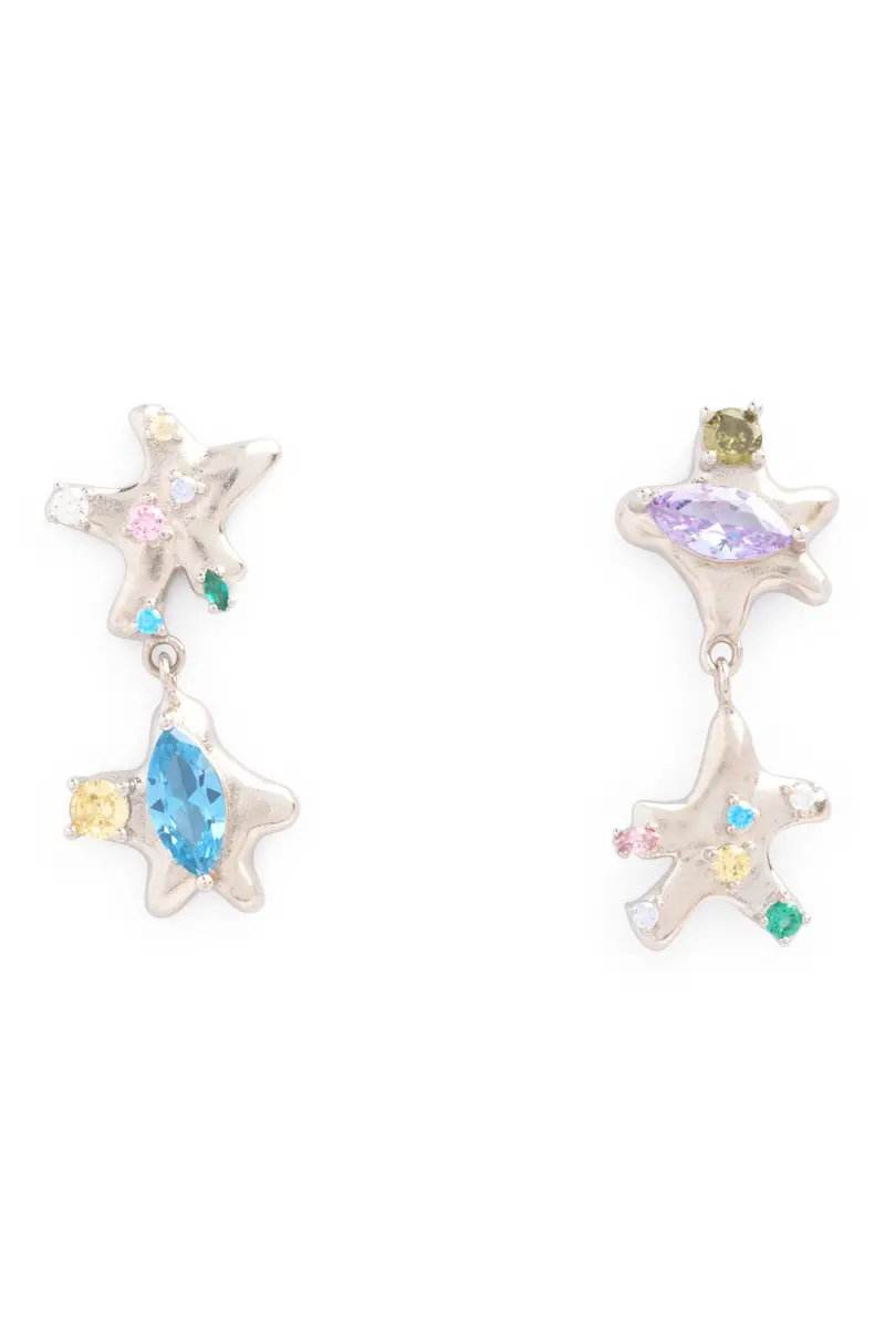 Party Mix Star Dangle Earrings 1