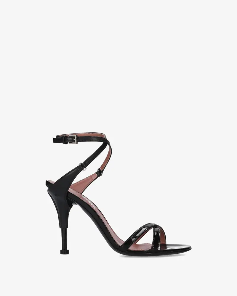 Patent Leather Sandals With Heels 1