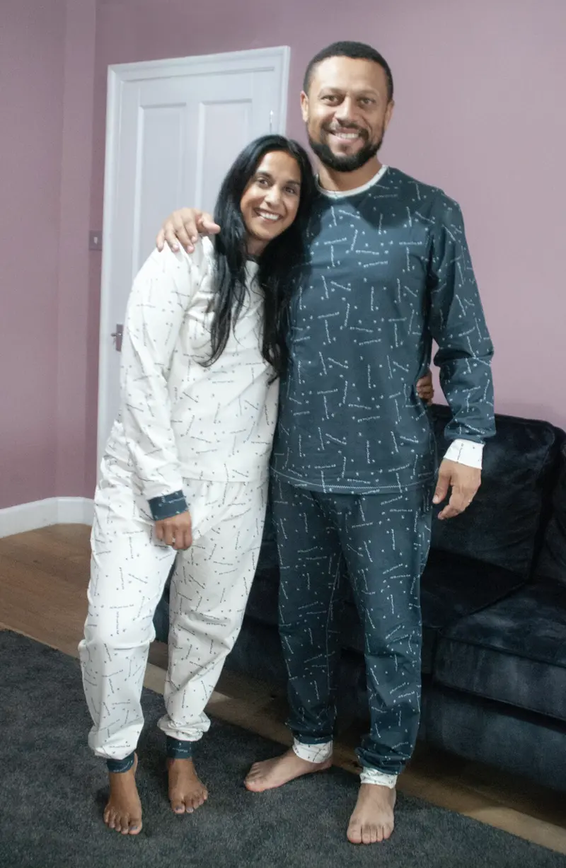 Pattern Paper Scissors Men's Perri Pjs - Printed Copy Shop (+£7.00) 1