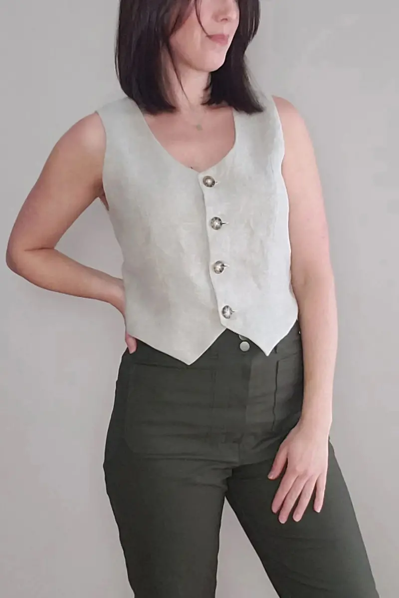 Pattern Scout Birch Vest - Printed Copy Shop C Cup (+£7.00) 1
