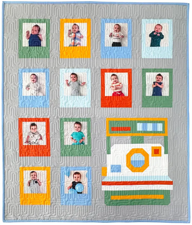 Pen And Paper Patterns Snap Happy Quilt 1
