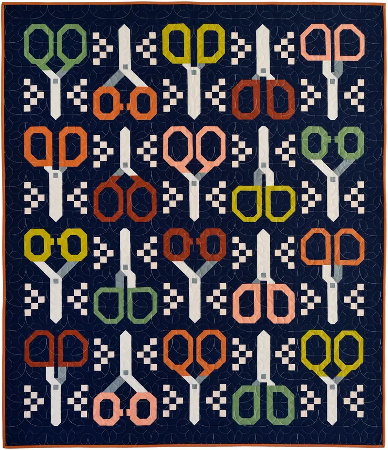 Pen And Paper Patterns Stay Sharp Quilt 1