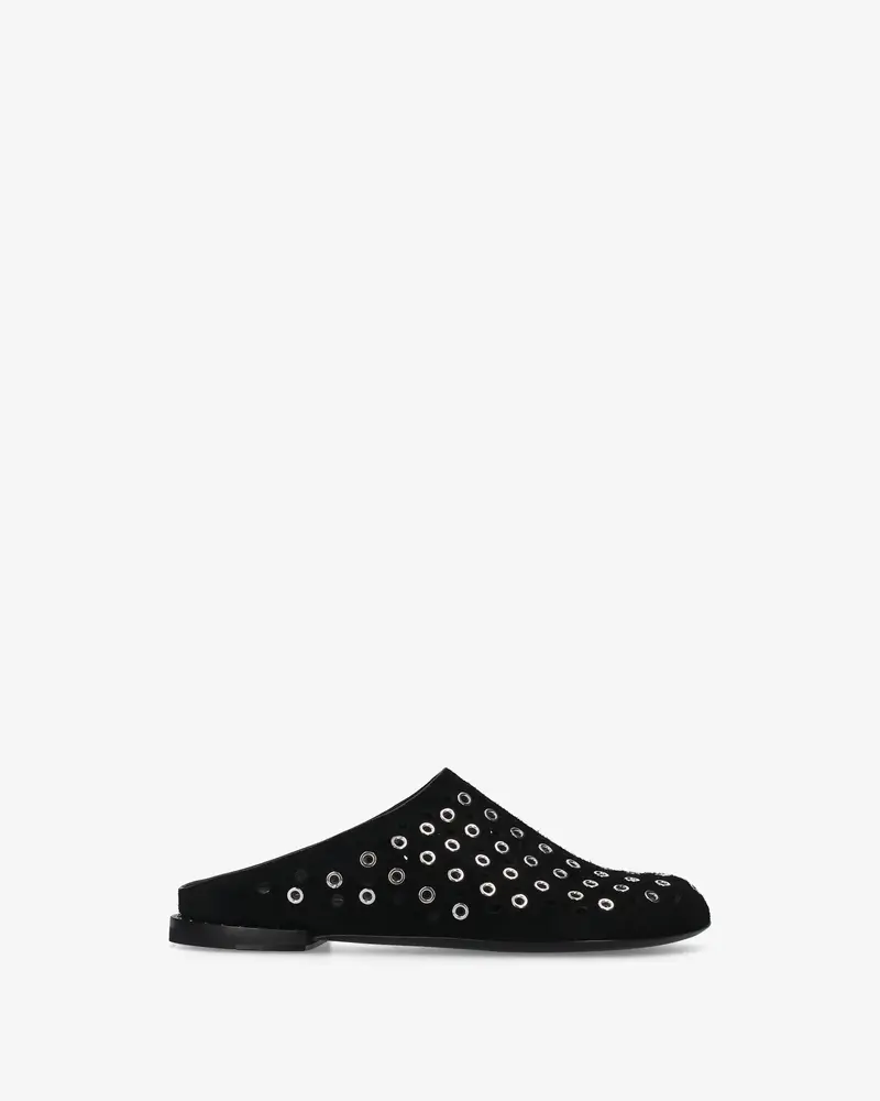 Perforated Suede Loafers 1