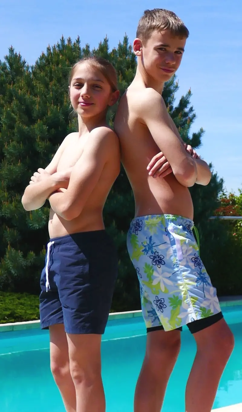 Petits D'om Gecko Swim/Sports Shorts - Printed Copy Shop (+£5.00) 1