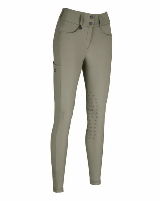 Pikeur Amia Knee Grip Breeches - Lt Moss 1