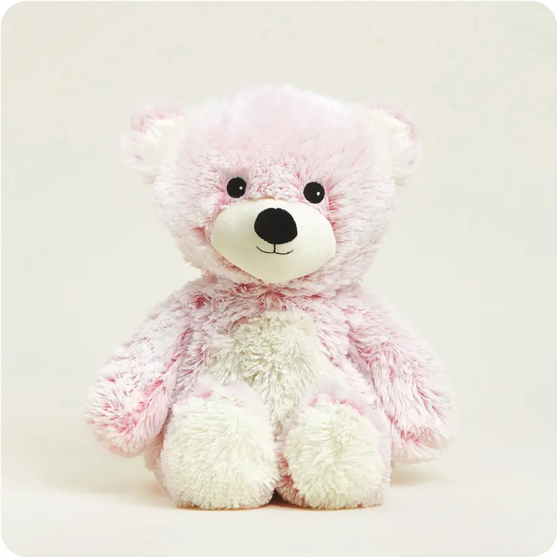 Pink Marshmallow Bear Warmies 1