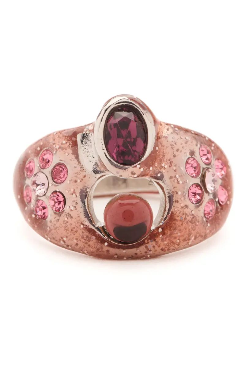 Pink Metallic Cosmic Ring 1