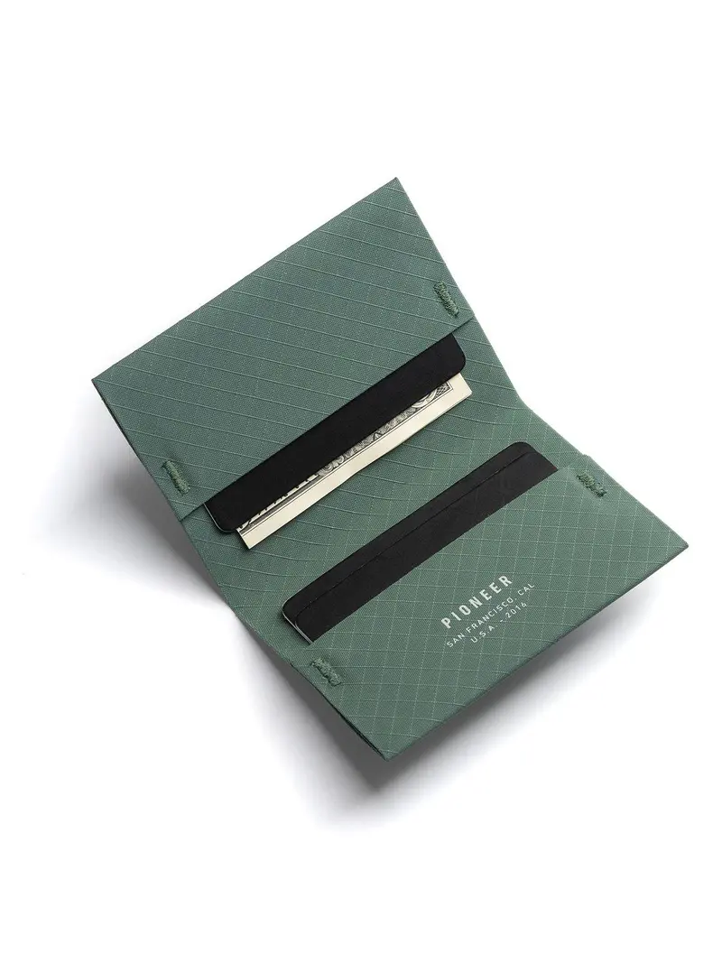 Pioneer Ion Bifold Wallet 3Pn Evergreen 1