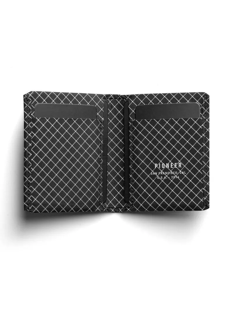 Pioneer Matter Bifold Wallet 10Xd Ripstop Black 1