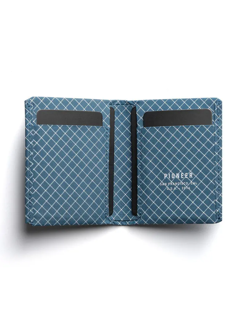 Pioneer Matter Bifold Wallet 10Xd Ripstop Blue 1