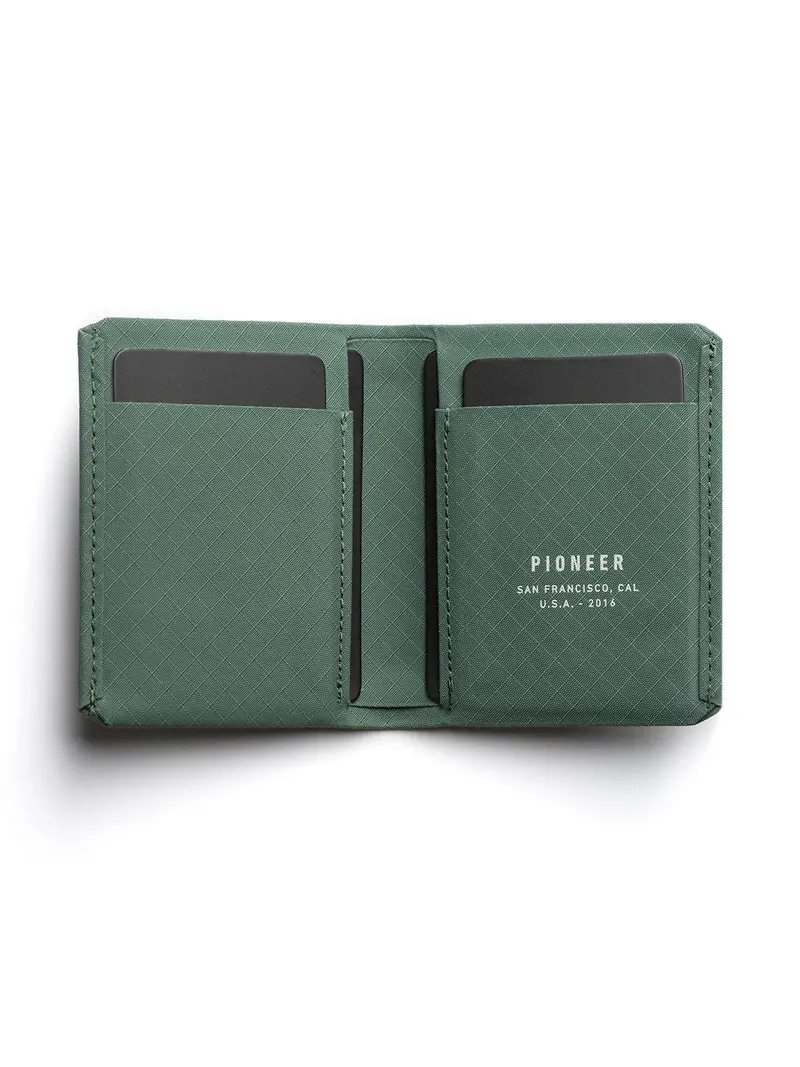Pioneer Matter Bifold Wallet 3Pn Evergreen 1