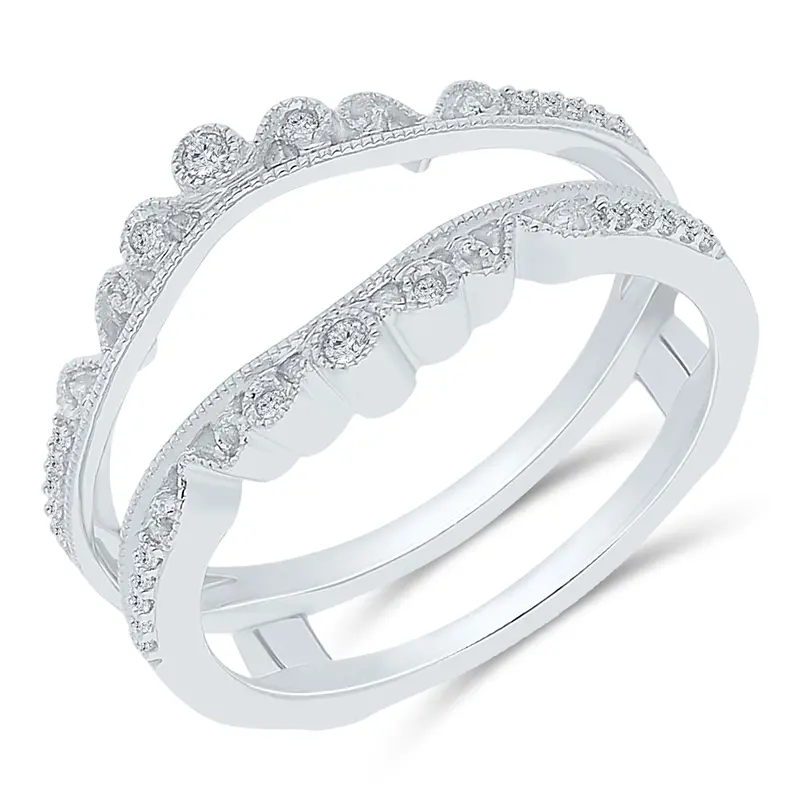 Polar Crown Diamond Ring Guard 1