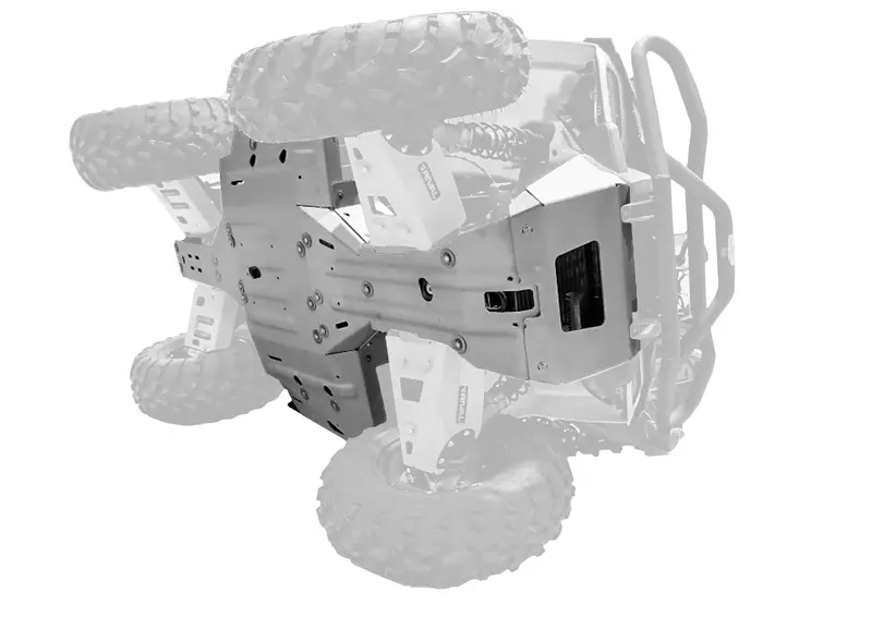 Polaris Sportsman 570 Touring Alloy Central Skid Plate 1