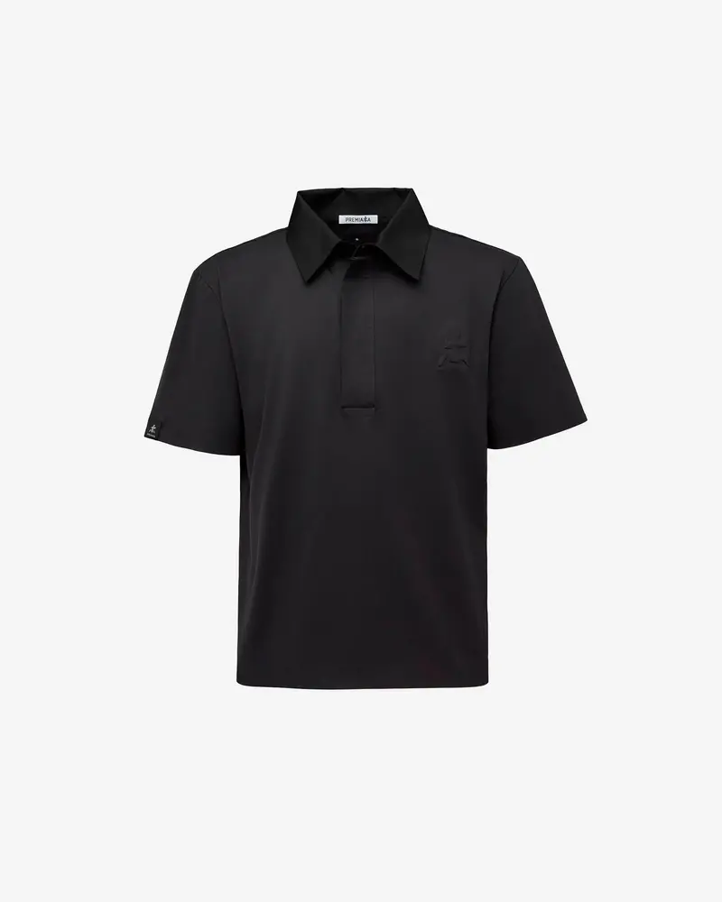 Polo Over In Cotton Jersey Black 1